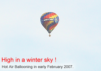 Winter Hot Air Balloon Flight - February 2007.